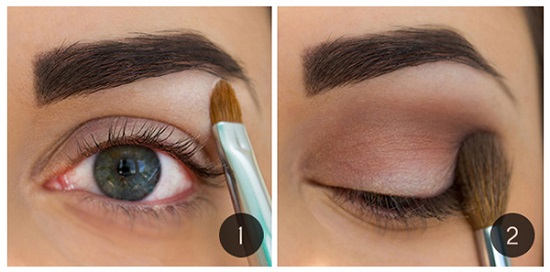 Техника макияжа для голубых глаз