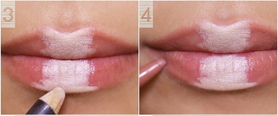 Как сделать губы пухлыми при помощи макияжа