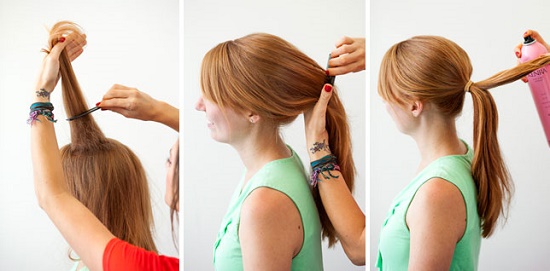 Как из волос сделать бант на хвосте: пошаговый мастер-класс