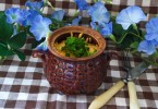 Рагу из говядины с подливкой, овощами и картофелем