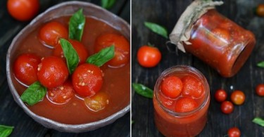Помидоры в томатном соке: рецепты зимних заготовок