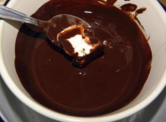 сливочное масло в шоколад