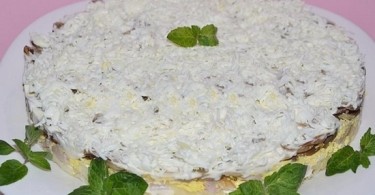 Салат «Невеста» с копченой курицей: пошаговые рецепты