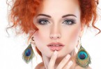 макияж для рыжих волос и зеленых глаз